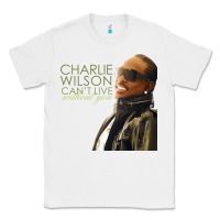 White Charlie Wilson Classic Tee - linhVisuals