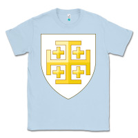 Dusty Blue arms of the kingdom of jerusalem Classic Tee - linhVisuals