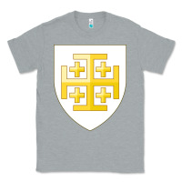 Heather Grey arms of the kingdom of jerusalem Classic Tee - linhVisuals