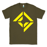 Army Green corridor crew Classic Tee - linhVisuals