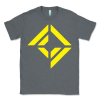 Charcoal Heather corridor crew Classic Tee - linhVisuals