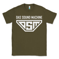 Army Green das sound machine Classic Tee - linhVisuals