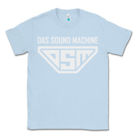 Dusty Blue das sound machine Classic Tee - linhVisuals