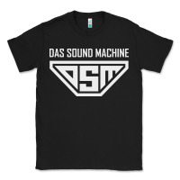 Black das sound machine Classic Tee - linhVisuals
