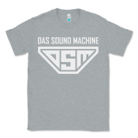 Heather Grey das sound machine Classic Tee - linhVisuals