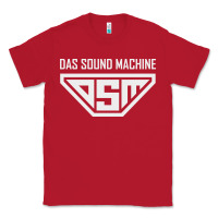 Red das sound machine Classic Tee - linhVisuals