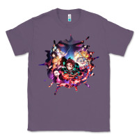 Lavender kimetsu no yaibathe hinokami chronicles Classic Tee - linhVisuals