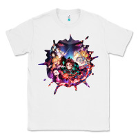 White kimetsu no yaibathe hinokami chronicles Classic Tee - linhVisuals