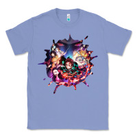 Colony Blue kimetsu no yaibathe hinokami chronicles Classic Tee - linhVisuals