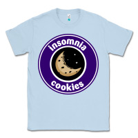 Dusty Blue suitable-insomnia-cookies-worn Classic Tee - linhVisuals