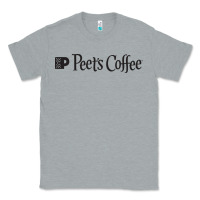 Heather Grey suitable-peet's-coffee-worn Classic Tee - linhVisuals
