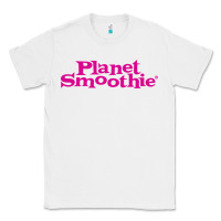 White suitable-planet-smoothie-worn Classic Tee - linhVisuals