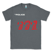 Charcoal Heather the police   ghost in the machine Classic Tee - linhVisuals
