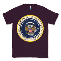 Plum fake presidential seal Classic Tee - linhVisuals