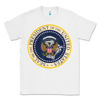 White fake presidential seal Classic Tee - linhVisuals