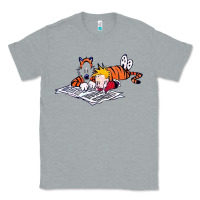 Heather Grey calvin Classic Tee - linhVisuals
