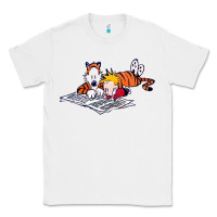 White calvin Classic Tee - linhVisuals