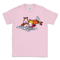 Bubblegum Pink calvin Classic Tee - linhVisuals