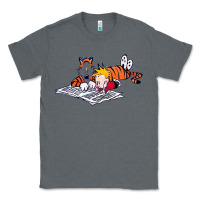 Charcoal Heather calvin Classic Tee - linhVisuals