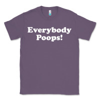 Lavender everybody poops Classic Tee - linhVisuals
