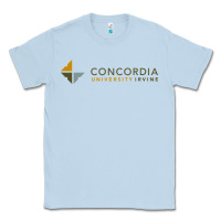 Dusty Blue Concordia University Irvine Classic Tee - linhVisuals