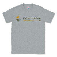 Heather Grey Concordia University Irvine Classic Tee - linhVisuals