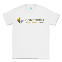White Concordia University Irvine Classic Tee - linhVisuals