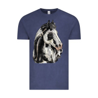 Vintage Denim paint horse Vintage Tee - LillyAllenDesigns