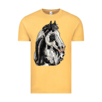Vintage Mustard paint horse Vintage Tee - LillyAllenDesigns