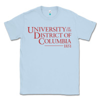 Dusty Blue University of the District of Columbia Classic Tee - linhVisuals