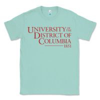 Seafoam University of the District of Columbia Classic Tee - linhVisuals