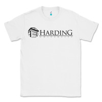 White Harding University Classic Tee - linhVisuals