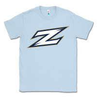 Dusty Blue akron zips Classic Tee - linhVisuals