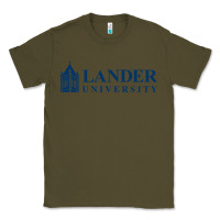 Army Green Lander University Classic Tee - linhVisuals