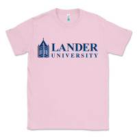 Bubblegum Pink Lander University Classic Tee - linhVisuals