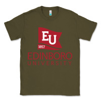 Army Green Edinboro University Classic Tee - linhVisuals