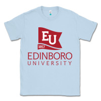 Dusty Blue Edinboro University Classic Tee - linhVisuals