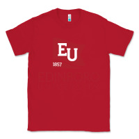 Red Edinboro University Classic Tee - linhVisuals