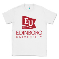 White Edinboro University Classic Tee - linhVisuals