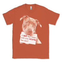 Copper pitbull t  shirt i sit for you will you stand for me t  shirt Classic Tee - linhVisuals