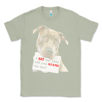 Matcha pitbull t  shirt i sit for you will you stand for me t  shirt Classic Tee - linhVisuals