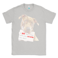 Moon Dust pitbull t  shirt i sit for you will you stand for me t  shirt Classic Tee - linhVisuals
