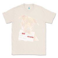 Natural pitbull t  shirt i sit for you will you stand for me t  shirt Classic Tee - linhVisuals