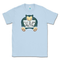 Dusty Blue feed me snrlx Classic Tee - linhVisuals