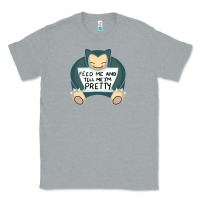 Heather Grey feed me snrlx Classic Tee - linhVisuals
