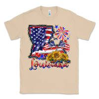 Mushroom 4th of july  louisiana map Classic Tee - BarkalooDesign