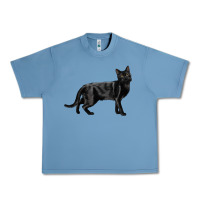Pebble Blue Bombay Cat Urban Heavy Tee - LillyAllenDesigns