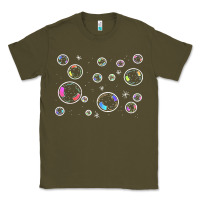 Army Green bubbles t  shirt bubbles t  shirt Classic Tee - linhVisuals