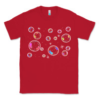 Red bubbles t  shirt bubbles t  shirt Classic Tee - linhVisuals