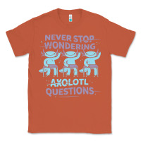 Copper axolotl questions Classic Tee - linhVisuals